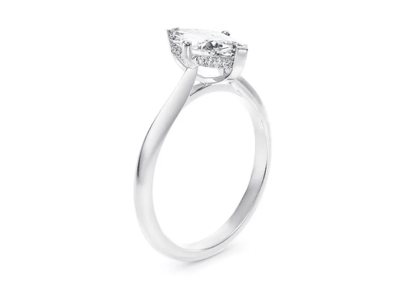 2Ct Marquise Cut Moissanite Women's Engagement Ring 925 Sterling silver - Image 3